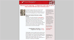Desktop Screenshot of cholla.chemnavigator.com