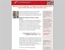 Tablet Screenshot of cholla.chemnavigator.com
